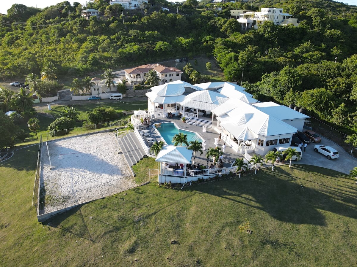 PÀRIS Villas Cap Estate from above