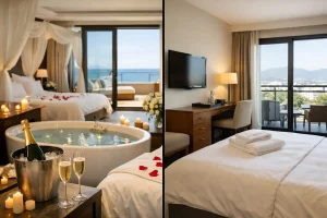 Honeymoon Suite Versus Hotel Room