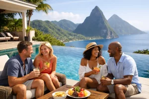 Villa Stay for Friend Reunions in Saint Lucia